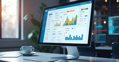 Painel de controle de hospedagem de sites com opções de gerenciamento e configuração do servidor.